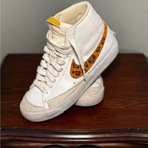 Nike Blazer mid 77 in white leopard 5 women’s